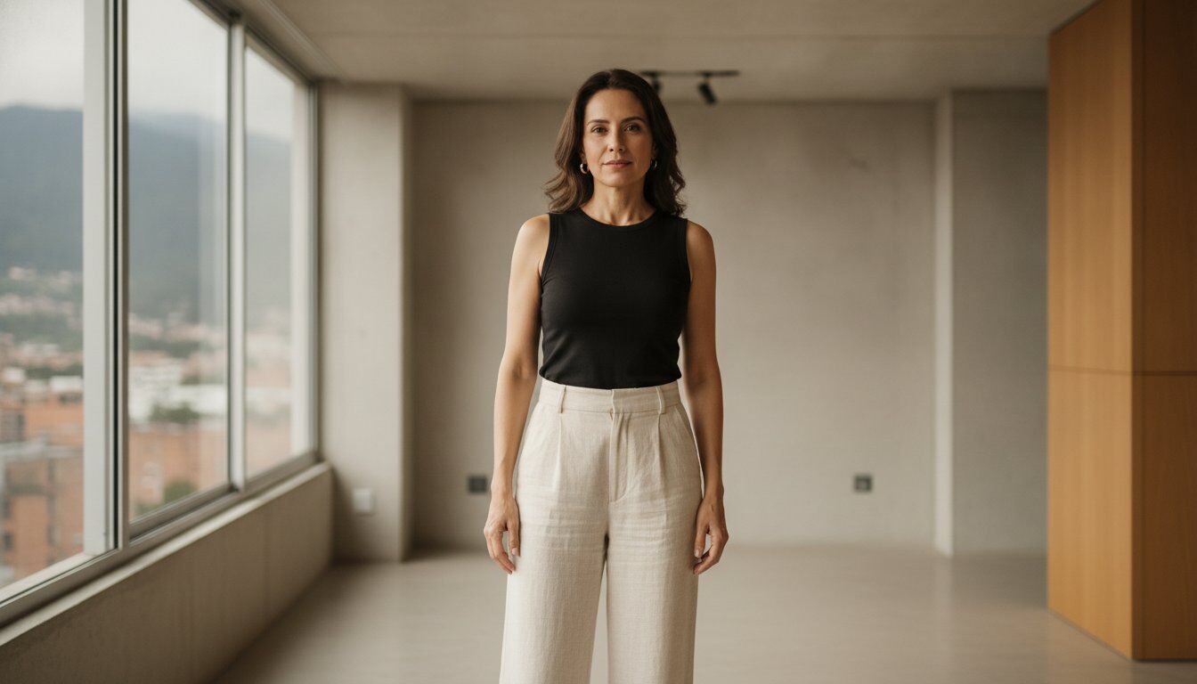 Moda minimalista femenina en Colombia: El arte de vestir con esencia y libertad