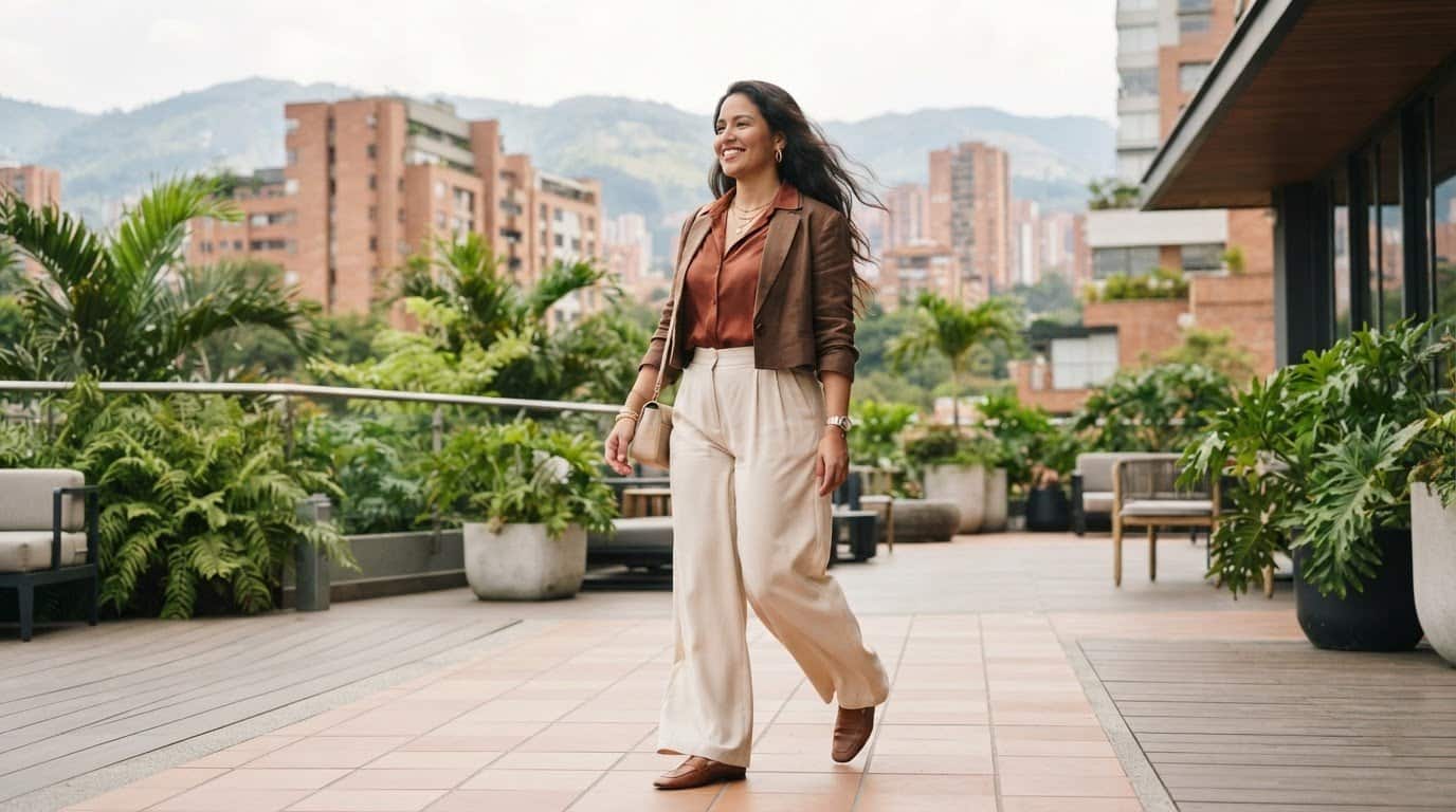Pantalones anchos para disimular caderas: claves para equilibrar tu silueta