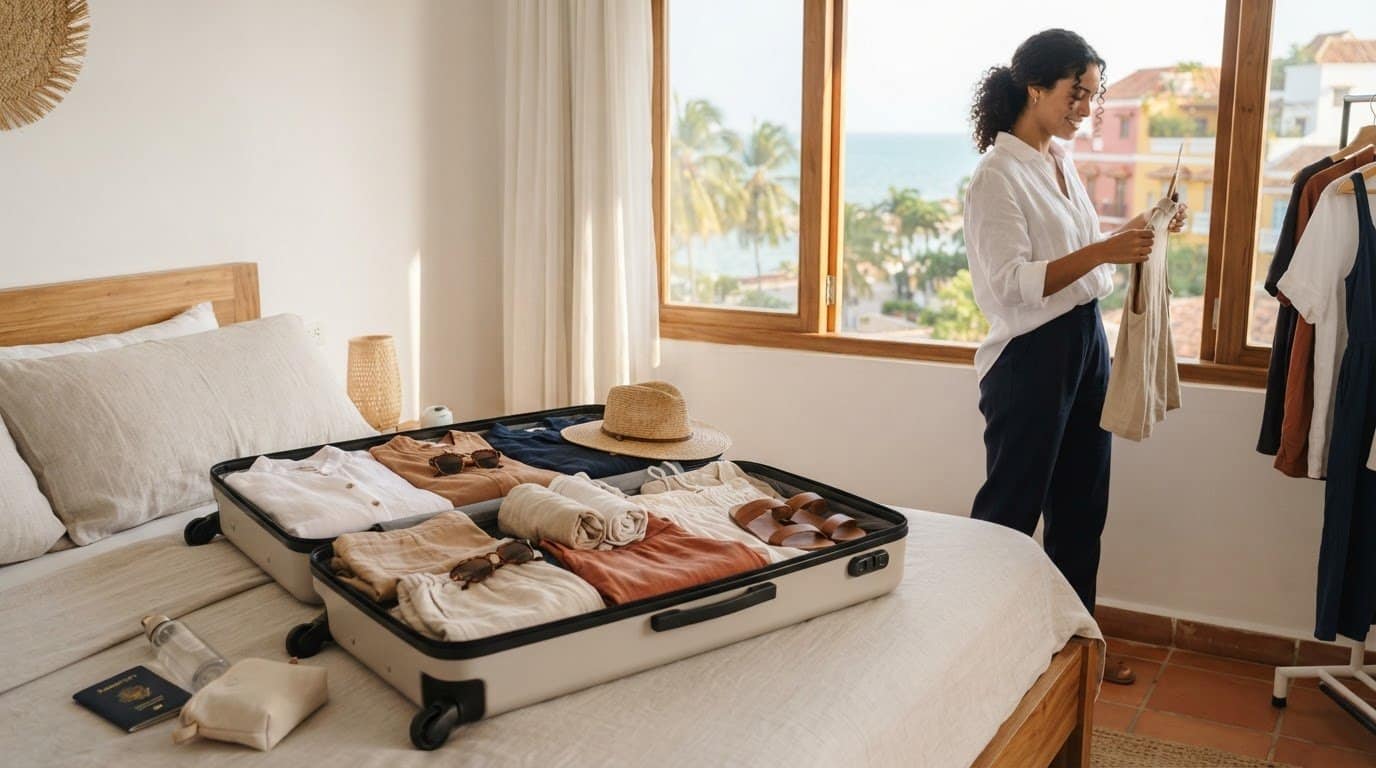Ropa para un viaje a la costa colombiana: qué empacar con estilo y comodidad